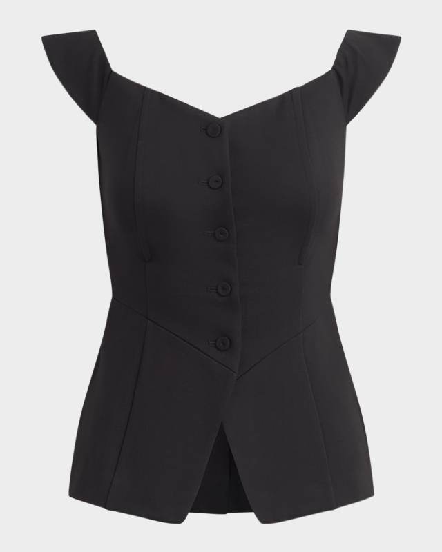The One That I Want Button-Front Top